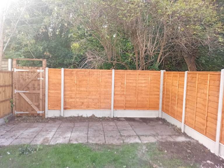 Fencing supplied and fitted 
