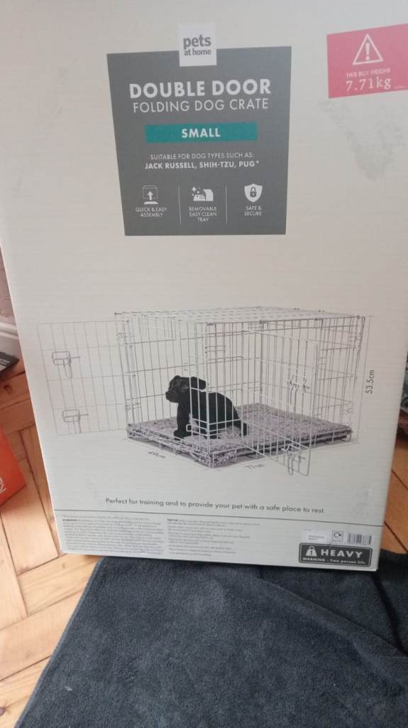Pets at Home dog crate small