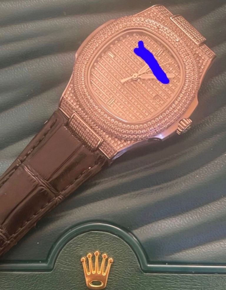 PP DIAMOND WATCH BRACELET NEEDS REPLACING 