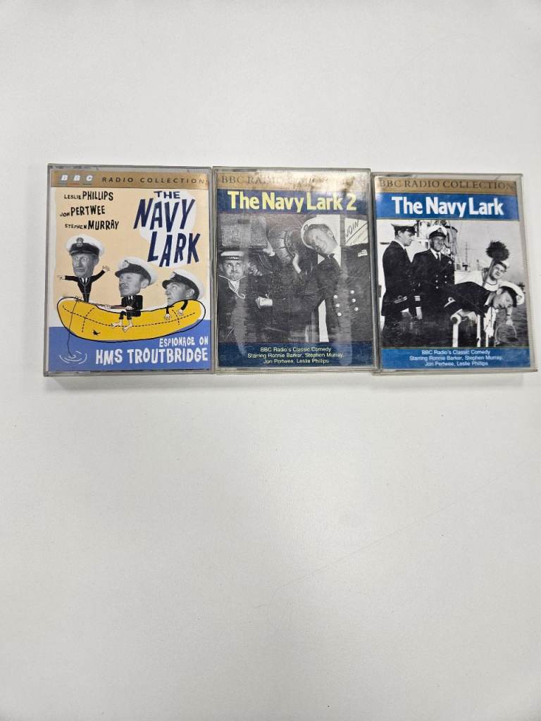 bbc radio collection the navy lark 1 2 3 plus roxy music belafonte cassette bundle