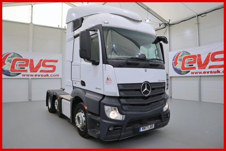 2017 (17 PLATE) Mercedes Benz Actros 2543 6x2 Euro 6 Tractor Units