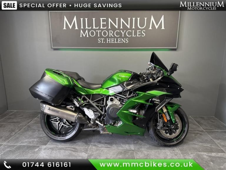 2018 KAWASAKI NINJA H2 SX SE PERFORMANCE TOURER SPORTS TOURER WITH PANNIERS