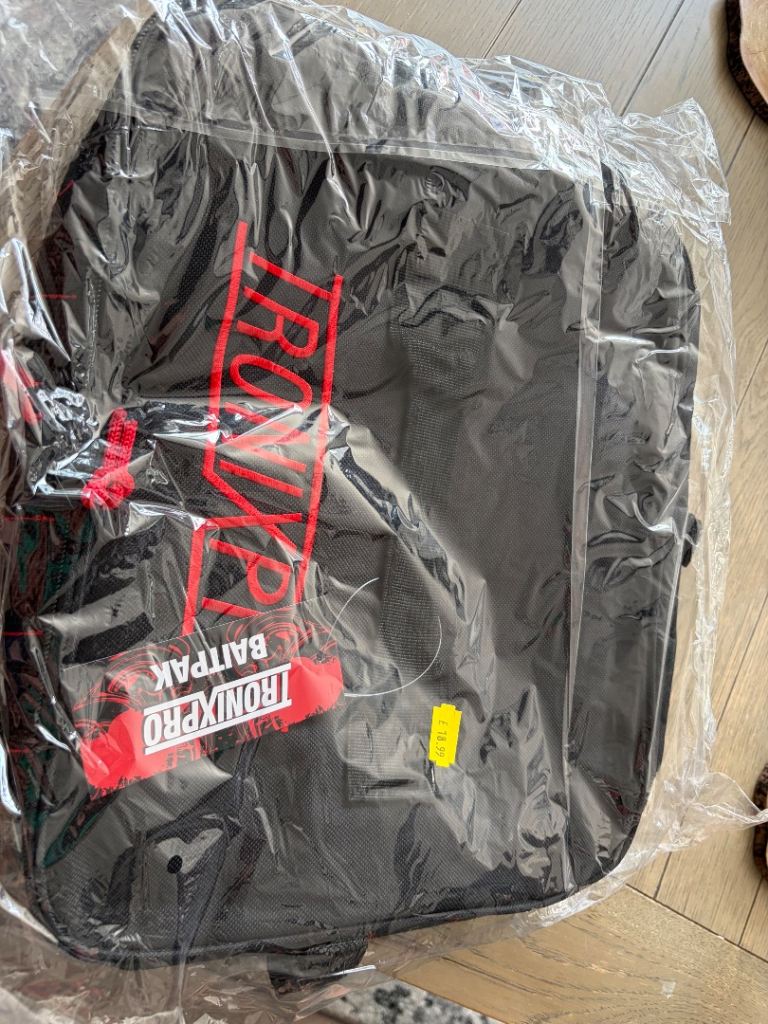 Tronixpro Baitpak Backpack - Black, Brand New