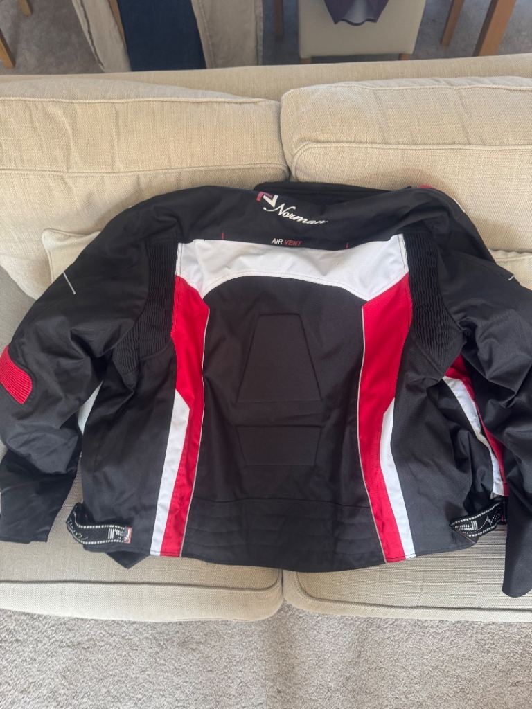 Textile waterproof motorcycle jacket and trousers