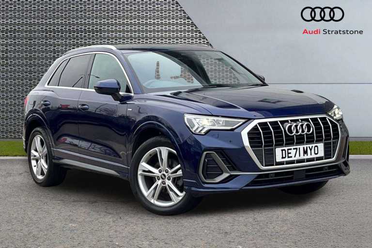 2021 Audi Q3 35 TFSI S Line 5dr S Tronic [Comfort+Sound Pack] SUV Petrol Automatic