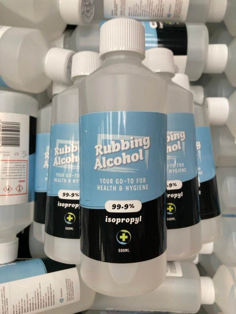 Rubbing Alcohol 99.9% Isopropyl IPA Isopropanol 2-Propanol 5 x 500ml (2.5l)