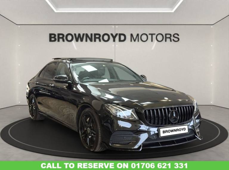 2017 Mercedes-Benz E Class 3.0 E350d V6 AMG Line (Premium) Saloon 4dr Diesel G-Tronic+ Euro 6 (s/...