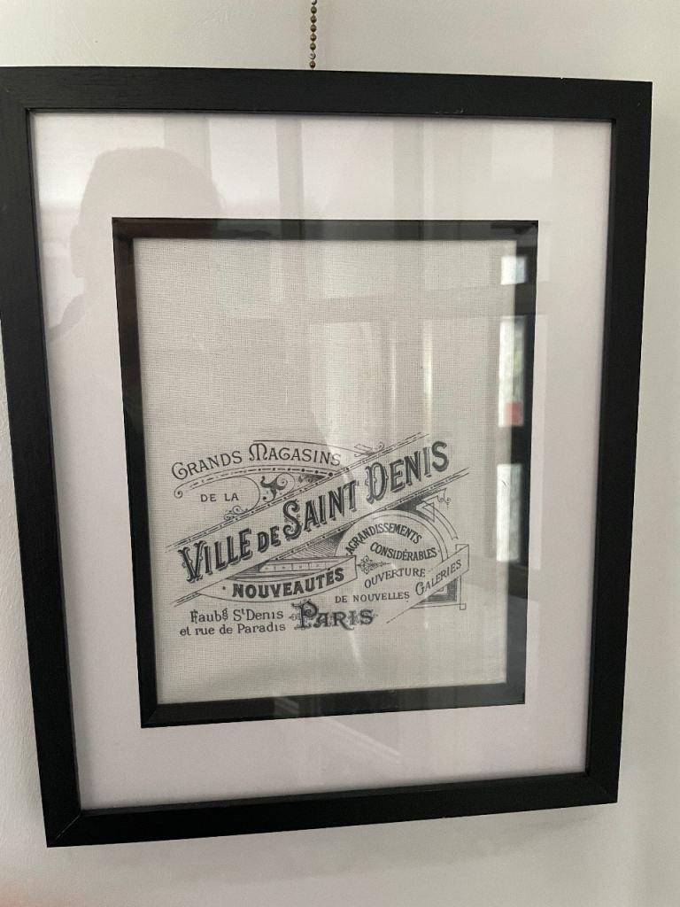 Ville de Saint Denis Vintage Paris Framed Picture