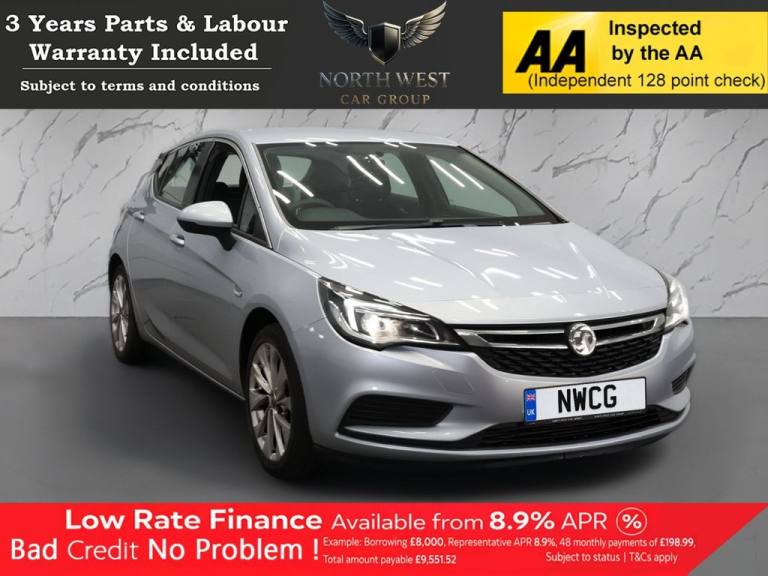 2016 Vauxhall Astra 1.0T 12V ecoFLEX Design 5dr HATCHBACK PETROL Manual