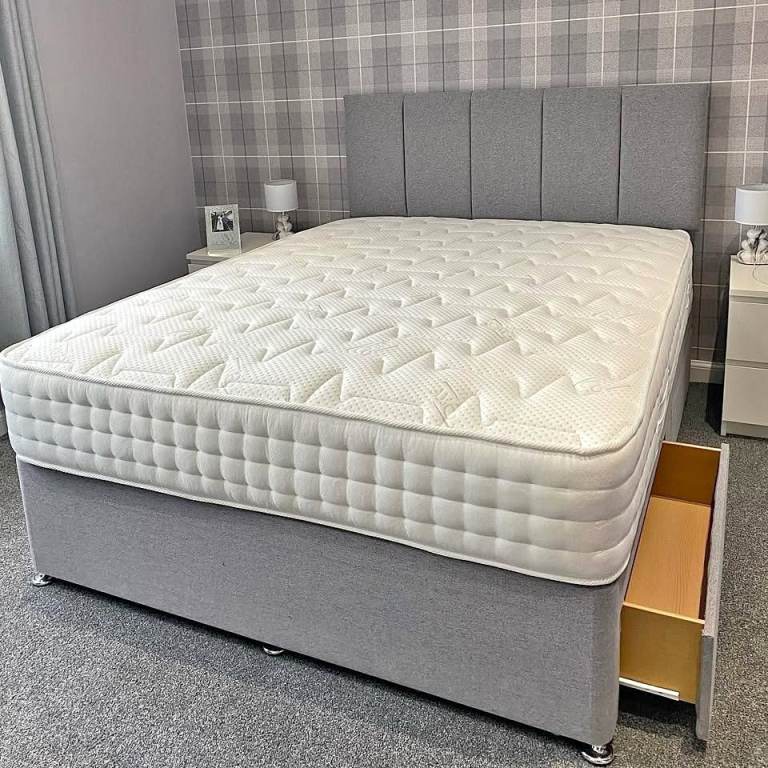 >>>>🚛Best Deal 😘DIVAN 5FT King Size Bed Base with Mattress & Storage Drawers ❤️15% OFF💥Order COD