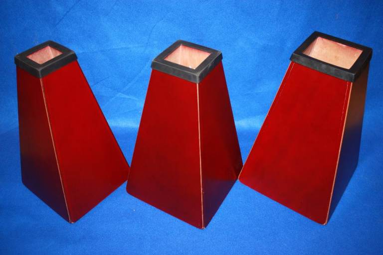 Set of 3 Pearl Jesus Diaz Wedge Cajons ~ With Cases ~ 10in + 11in + 12in ~ All 18in High ~ £325 ono