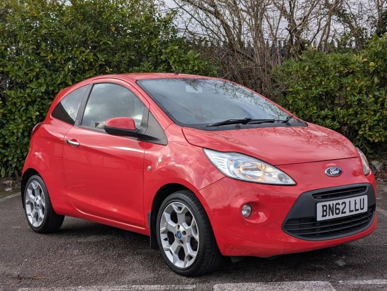 2012 Ford Ka 1.2 Titanium Red 3 Door Petrol Hatchback Hatchback Petrol Manual