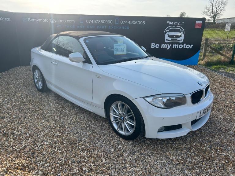 2011 BMW 1 Series 2.0 118i M Sport Euro 5 (s/s) 2dr CONVERTIBLE Petrol Manual