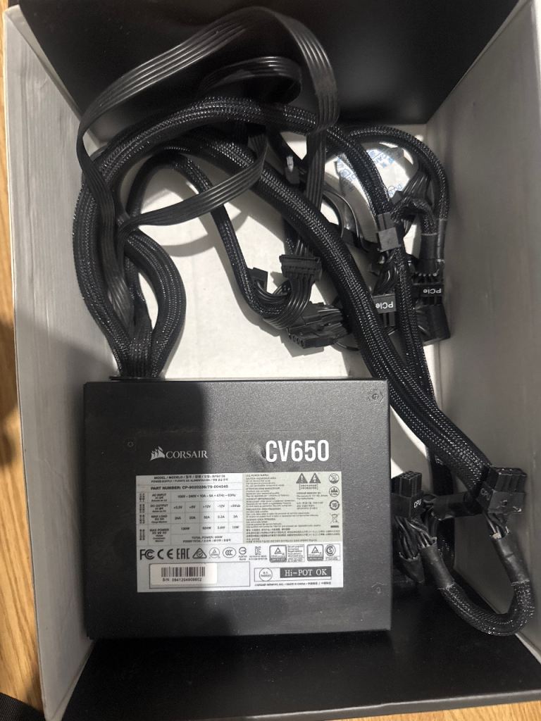 Corsair CV650 Powersupply