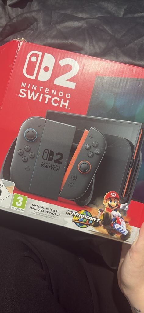 Nintendo Switch Grey Edition with Mario Kart 8 Deluxe