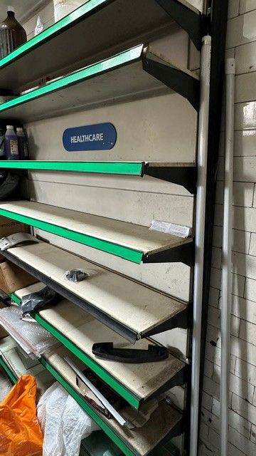 Shop Display Shelving Units - Metal