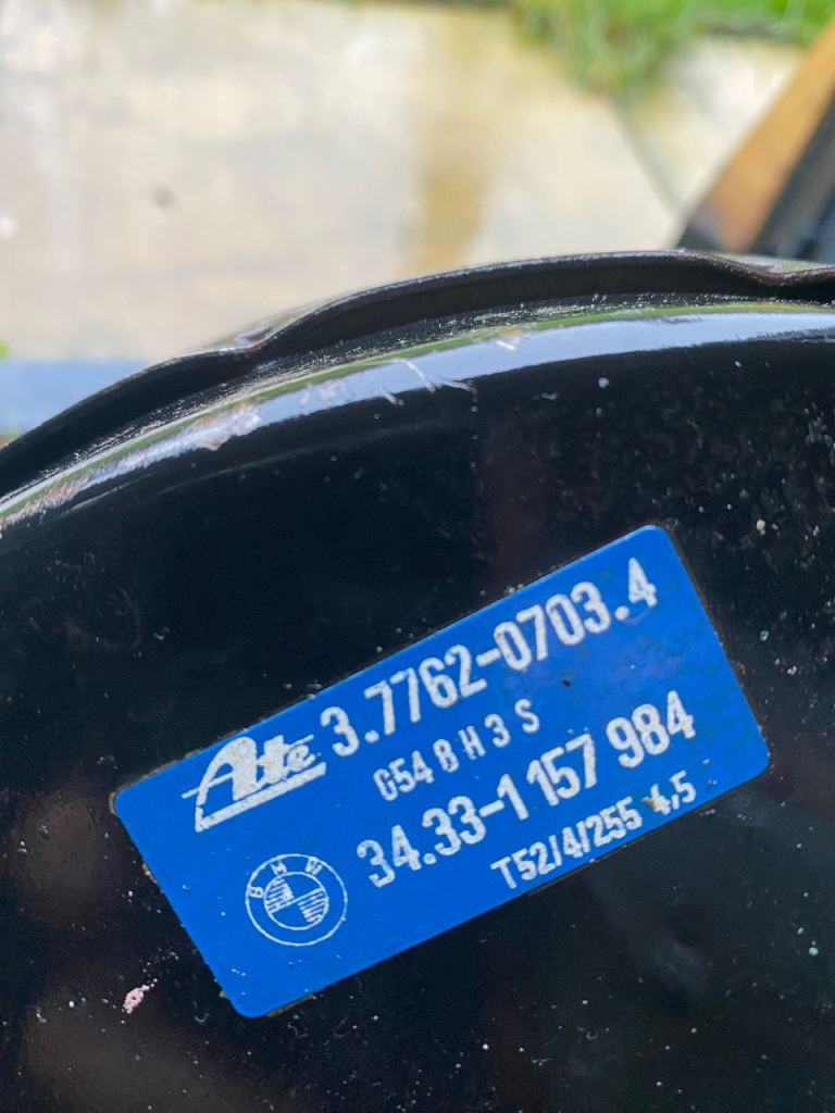 Bmw e30 brake booster 