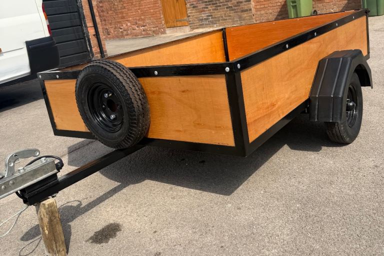 Trailer  camping. Gardening quad bike atv go-kart 