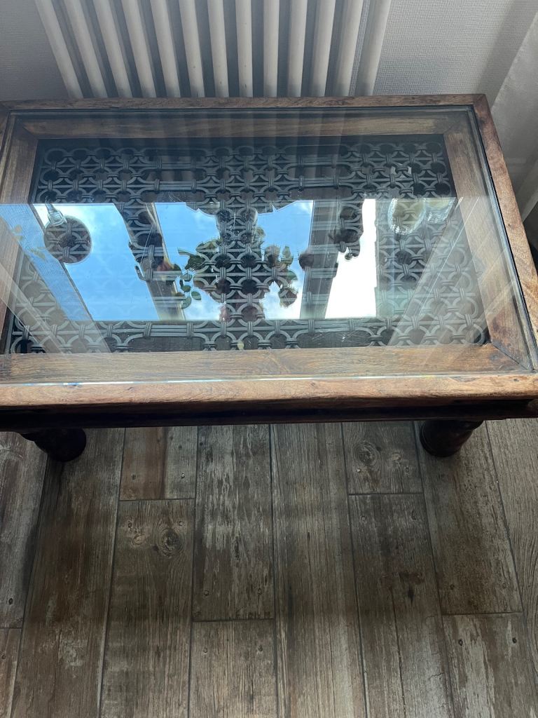 image for Indian Hardwood Coffee Table 