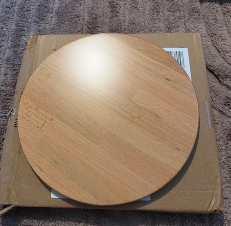 vidaXL Round Wooden Table Top – New, Unused