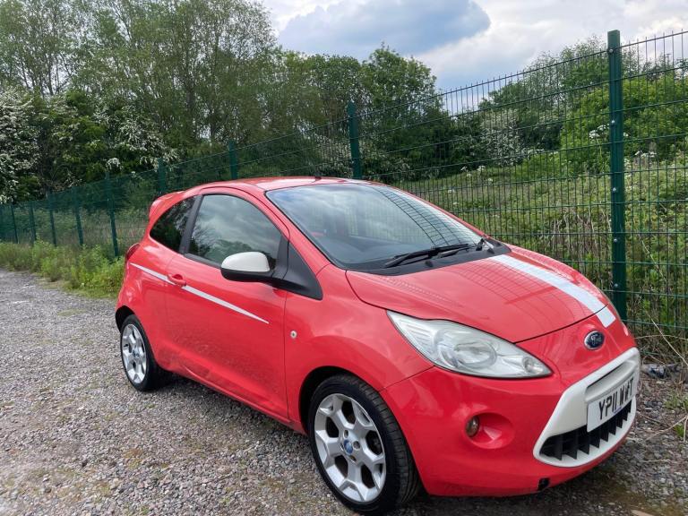 FORD KA 1.2 GRAND PRIX S/S 11 REG RED 3 DOOR GENUINE 66146 MOT JUNE 14TH 2026 TAX £35 LOW INSURNACE