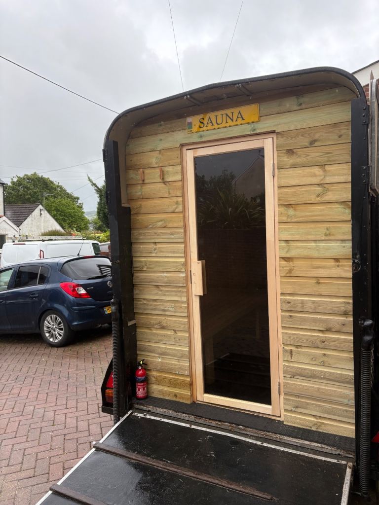 Mobile sauna/ Converted Ifor Williams horse trailer/ business for sale 