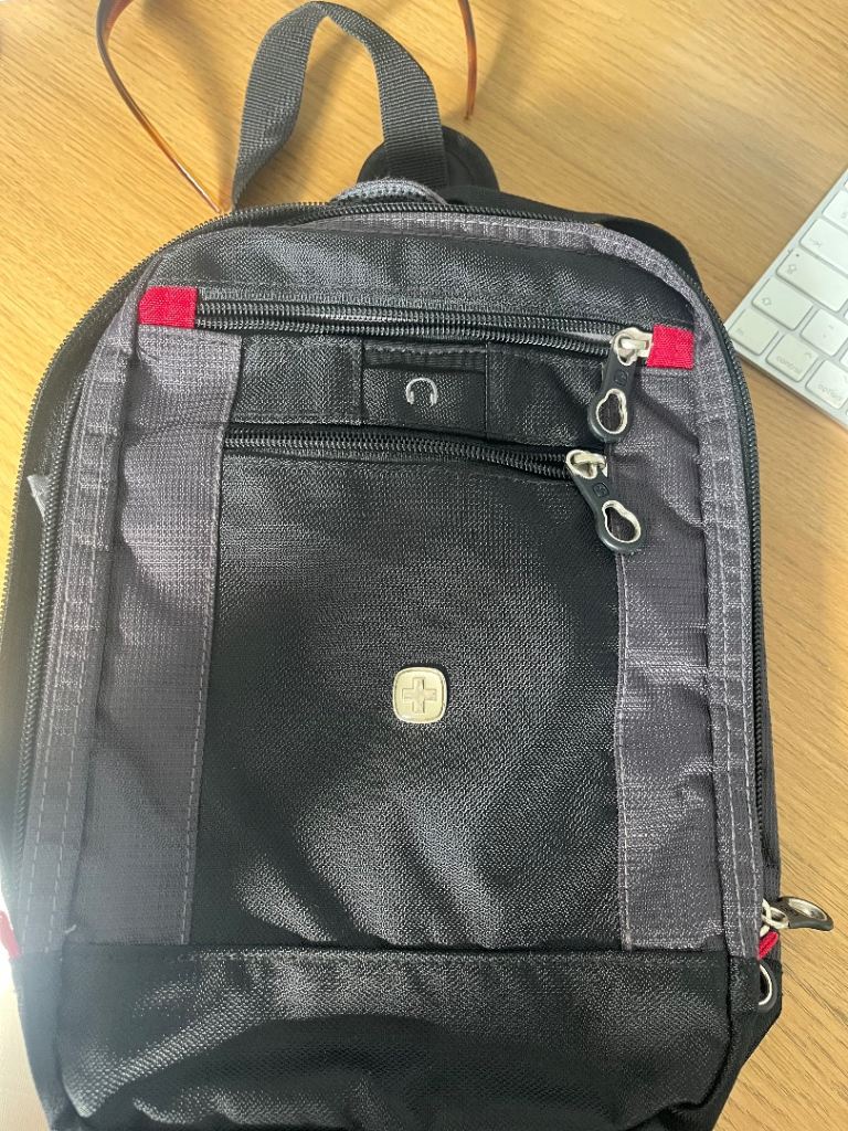 Wenger Black and Grey Backpack - Good Condition