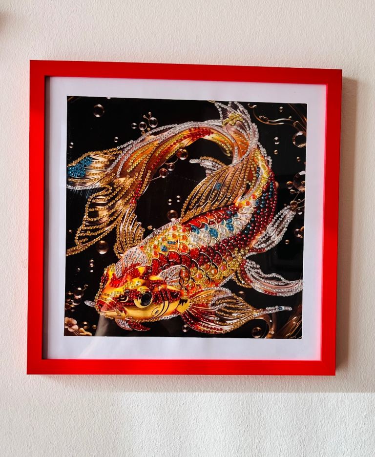 5D DIY Diamond Painting Art Mosaic Craft Handmade with Wood Frame 32m x 32cm 