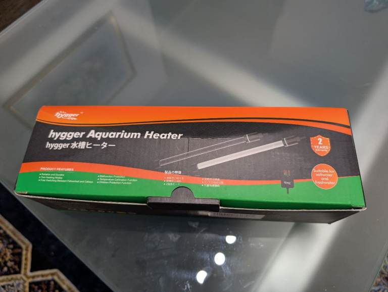 Hygger Aquarium Heater 500w (HG319), with external digital controller
