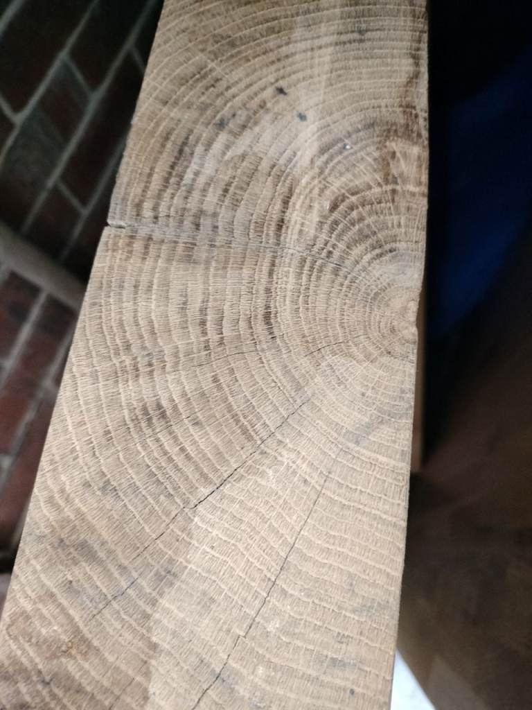 Large oak slab