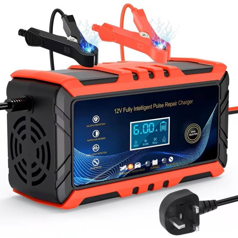 Car Battery Charger – With Repair Function & Winter Mode – Trickle Charger