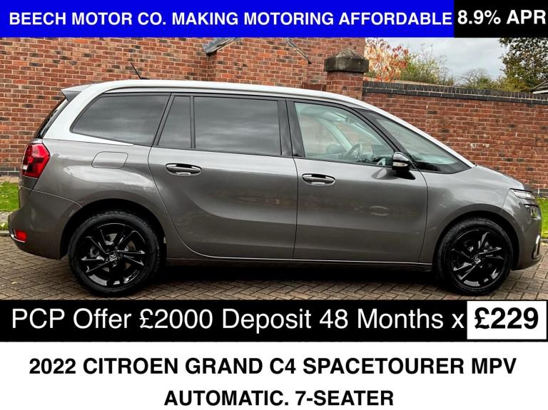 2022 Citroen C4 Grand Picasso 1.2 PureTech Sense EAT8 Euro 6 (s/s) 5dr MPV Petrol Automatic