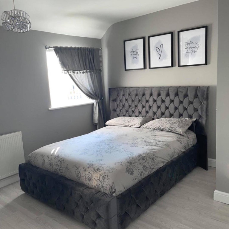 A Selection Of Luxury Double Bed Frames With Memory Mattress Included Available Asap