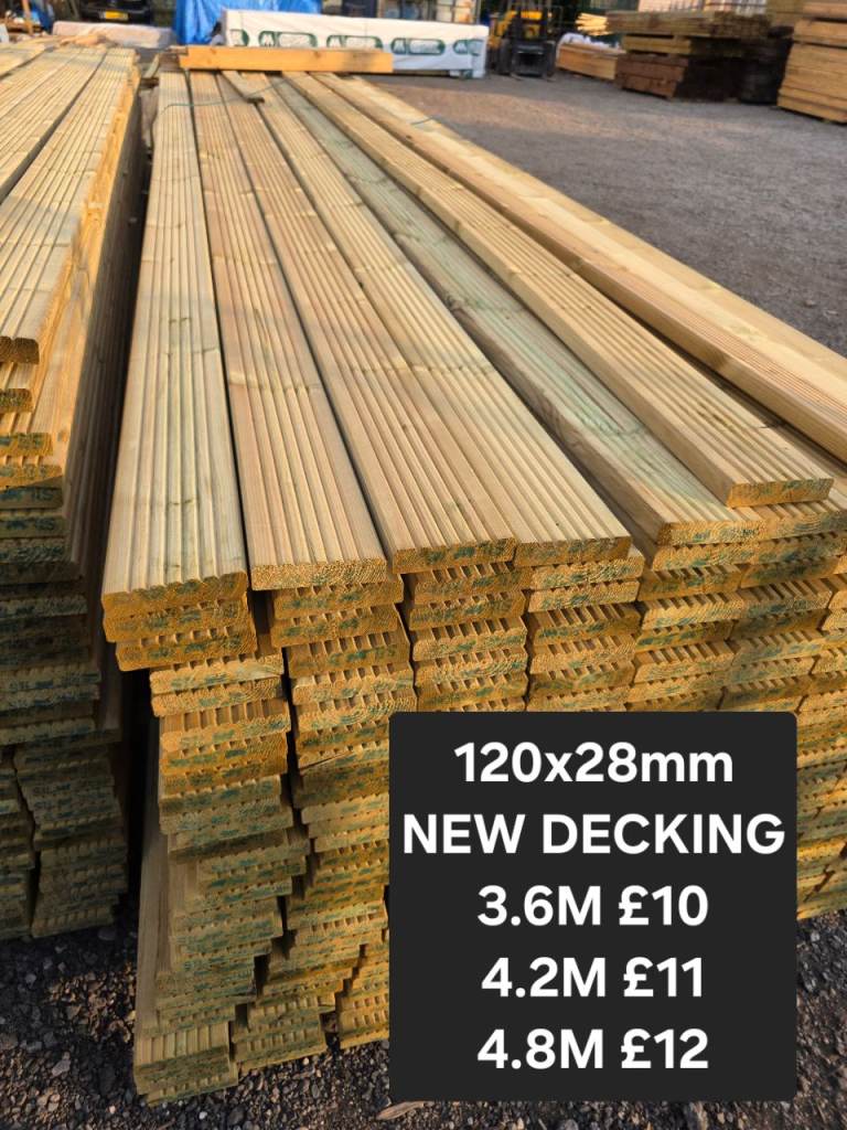 GRADE A TIMBER DECKING AND JOISTS 