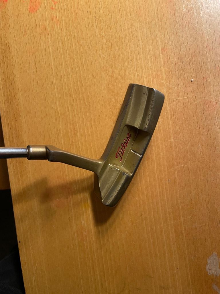 Titliest Scotty Cameron Gold California Monterey golf putter with headcover and free NEW SC Grip