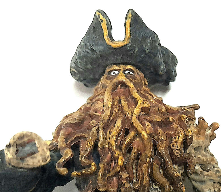 DAVY JONES - PIRATES OF THE CARIBBEAN 10 cm tall GOOD