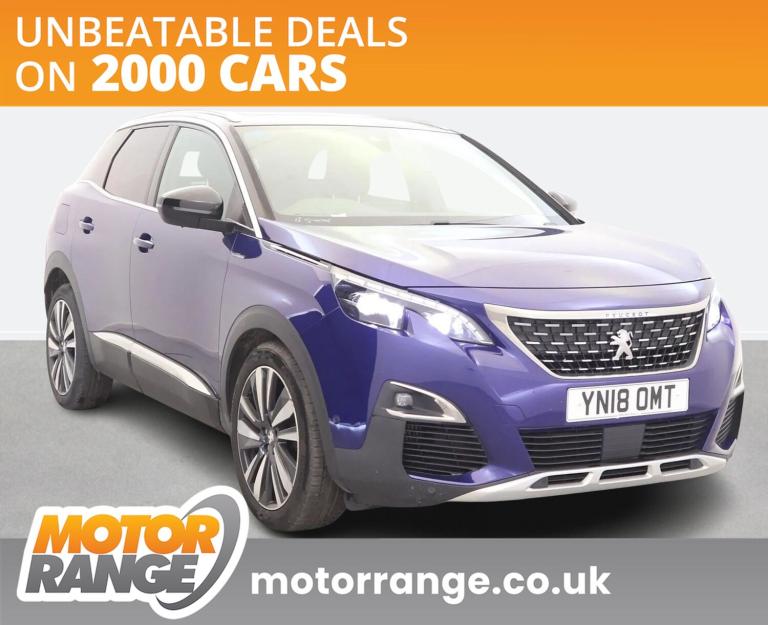 2018 Peugeot 3008 1.5 BlueHDi GT Line Premium 5dr Crossover/SUV DIESEL Manual