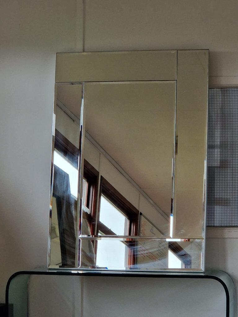 Large Frameless Mirror