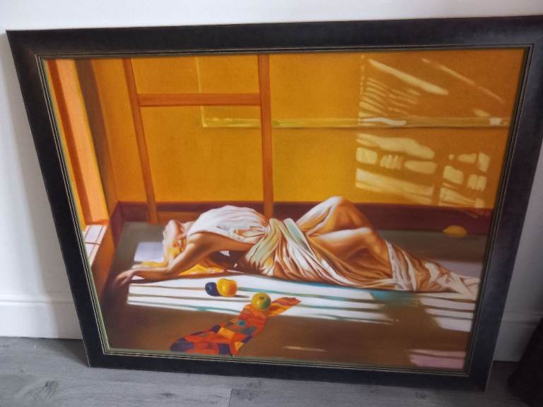Large Framed Painting