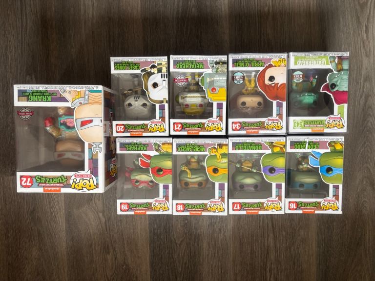 Funko Pop Teenage Mutant Ninja Turtles Collection – As Good As New