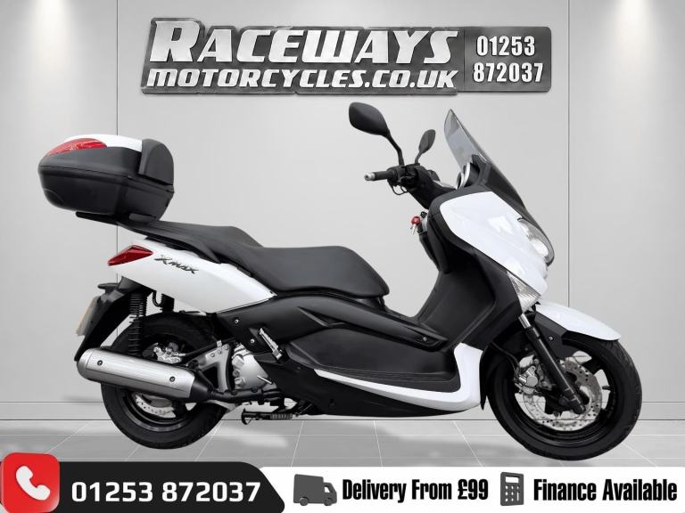 YAMAHA XMAX 250, WHITE, 2010, 10,129 MILES, HPI CLEAR, YAMAHA TOP BOX