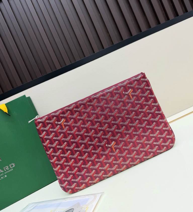 Goyard Style Clutch Bag – Various Colours, Brand New
