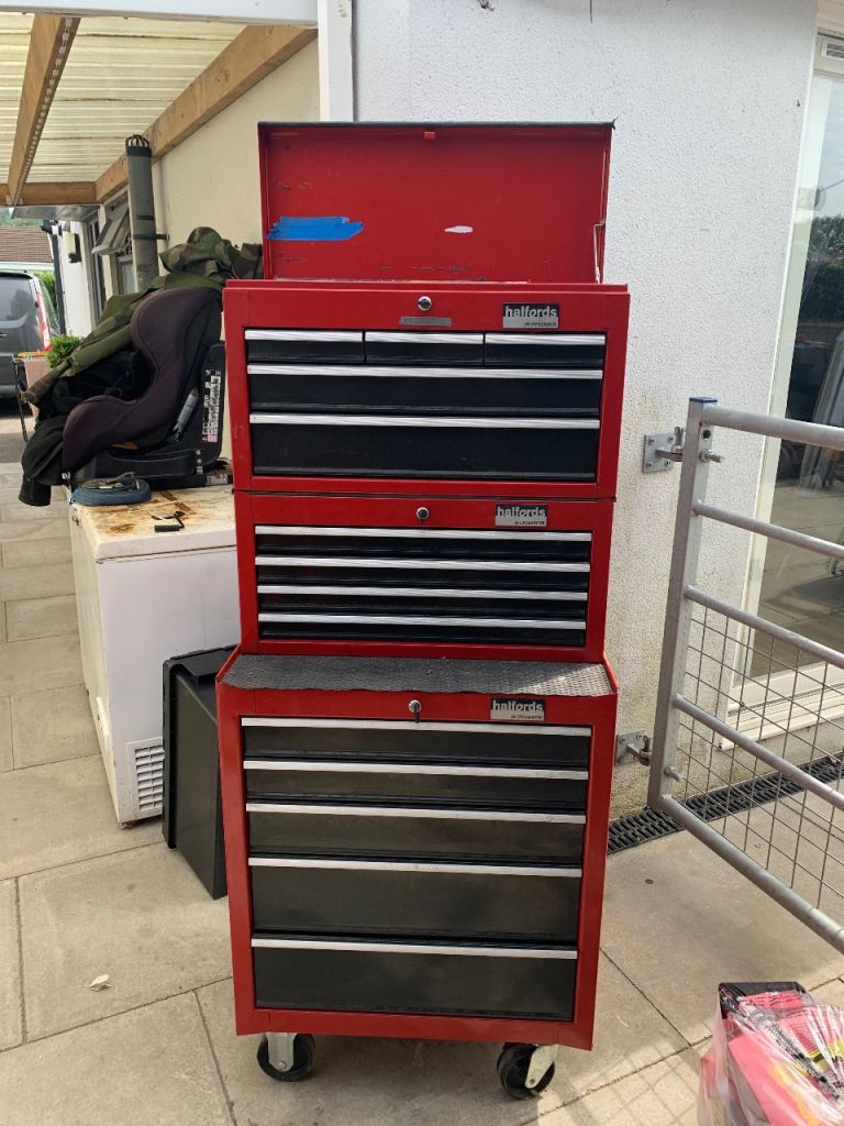 Halfords tool box 3 stack