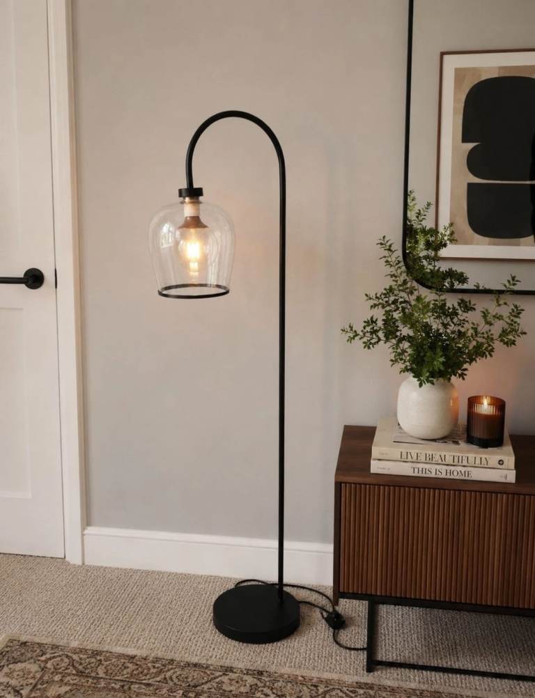 The Modern Design Tall Free Standing Floor Lamp