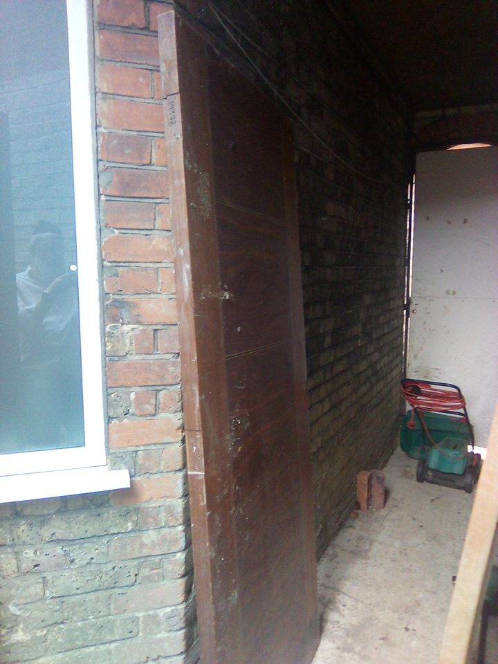 Heavy Duty Laminated Fire Doors – DIY Restoration Project – £10 Each