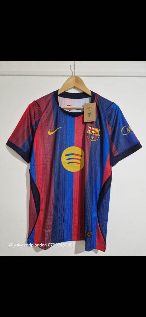 New Nike FC Barcelona Home Football Shirt - Multicoloured
