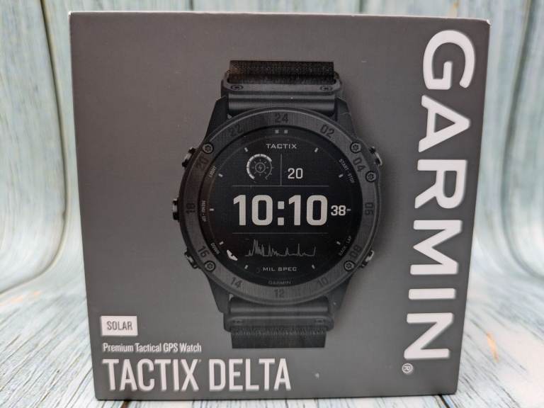 Garmin Tactix Delta Solar Sapphire 51mm (Black DLC with black band)