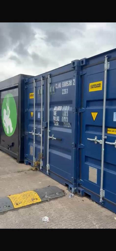 Large Blue Shipping Container - Excellent Condition