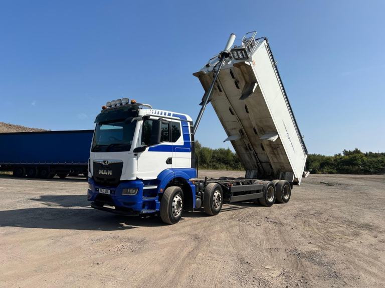 MAN/ ERF TGS 32-430  8X4 ALIBODY TIPPER , SLEEPER , CHOICE OF 2 