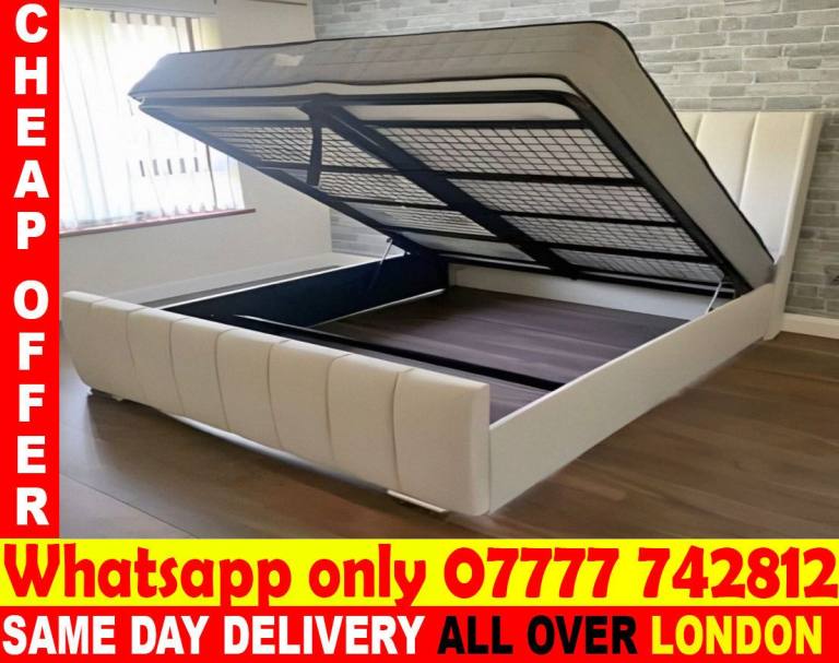 --Double. Single . small double bed and mattresss -(OIUN)